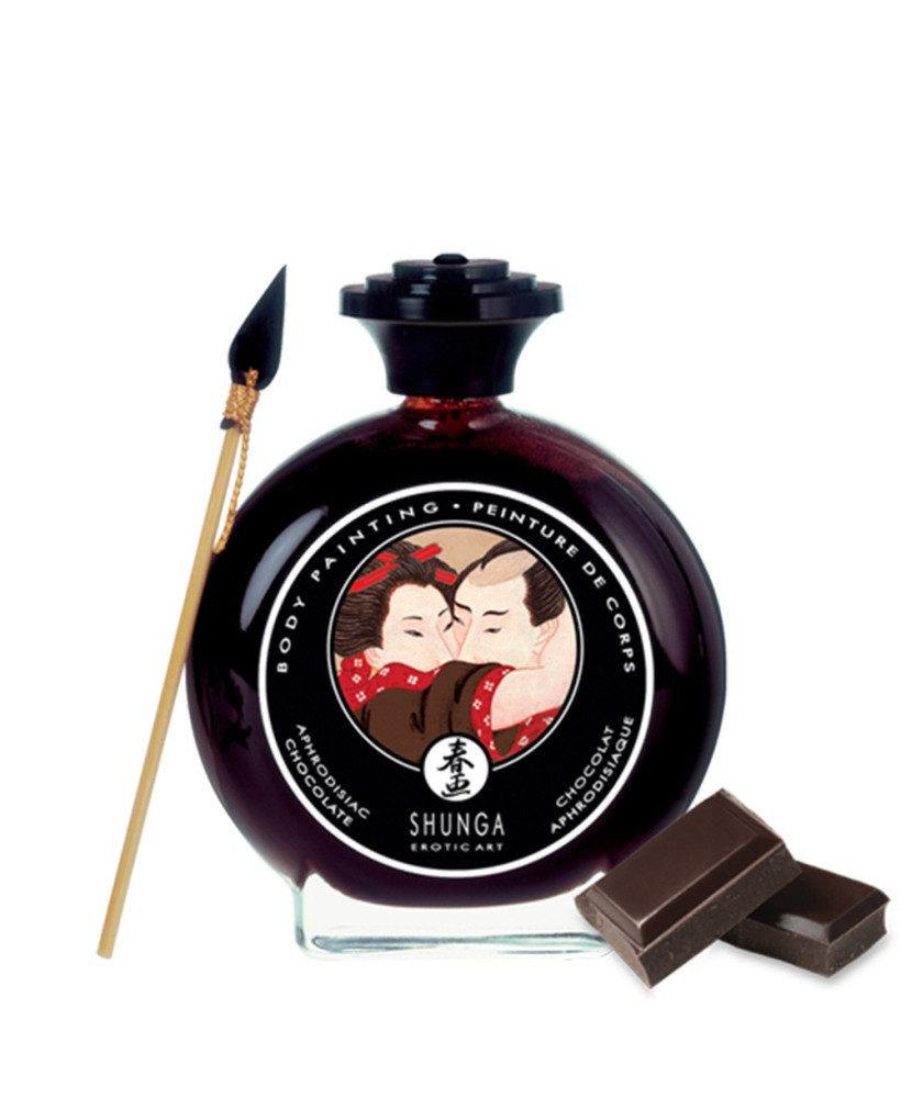 Peinture de corps comestible chocolat 100ml 